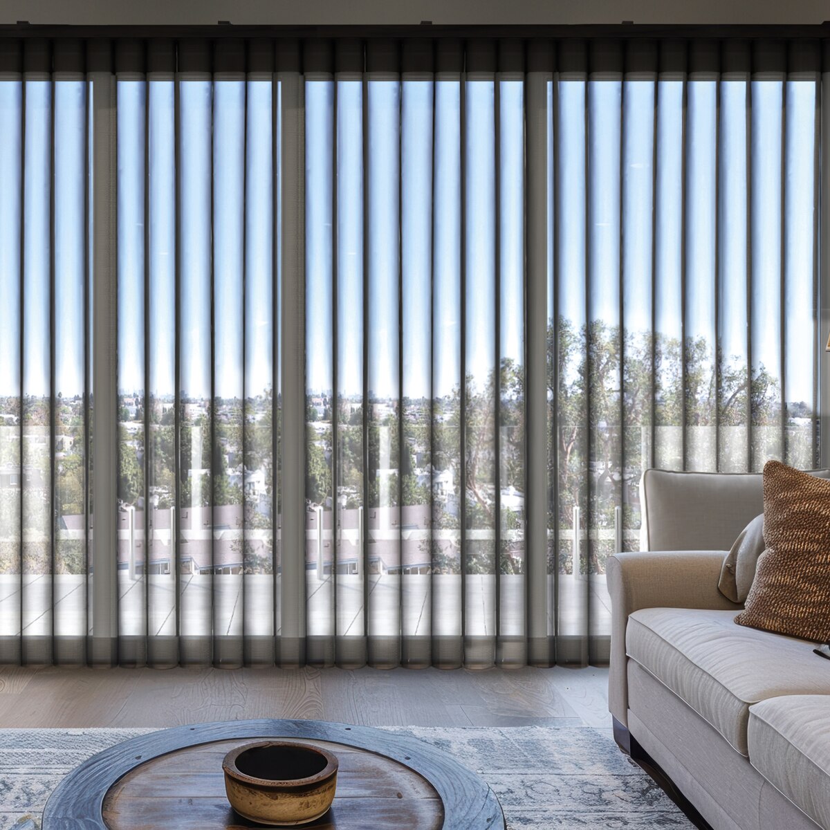 American Blinds: Legacy Vertical Sheer Shades